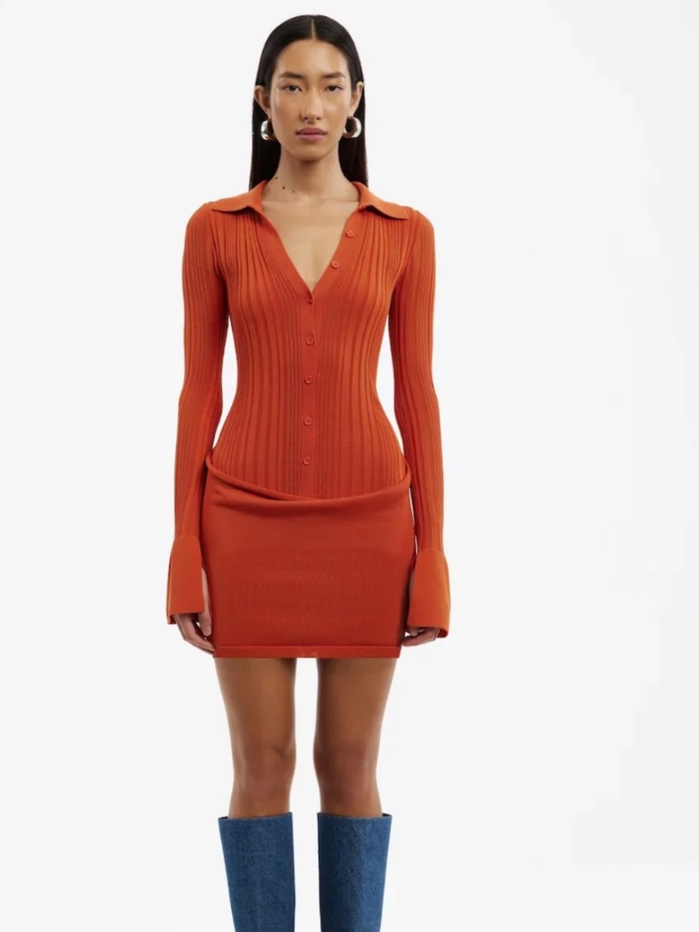 Significant Other 'Yasmine' Mini Dress in Persimmon (NWT)
